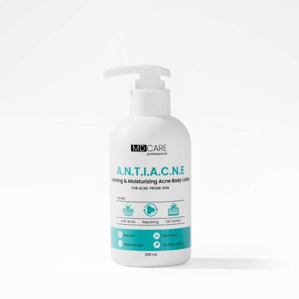 MDcare Antiacne Calming & Moisturizing Acne Body Lotion 200ml/ Sữa Dưỡng Thể Dành Cho Da Mụn