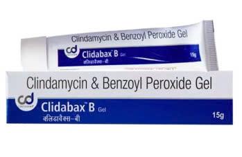 Clidabax B Gel Clindamycin and Benzoyl peroxide 15g/ Điều trị mụn trứng cá