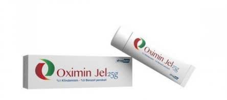 Oximin Klindamisin Benzoil peroksit 25g/ Kem trị mụn 2 tác động